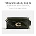 Coach Tabby Crossbody Bag 19 in Spazzolato Leather with Chain, B4/Olive