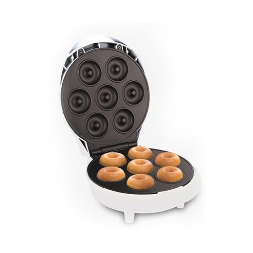 NOVA Plastic Doughnut Maker (1 lb, White and Black)