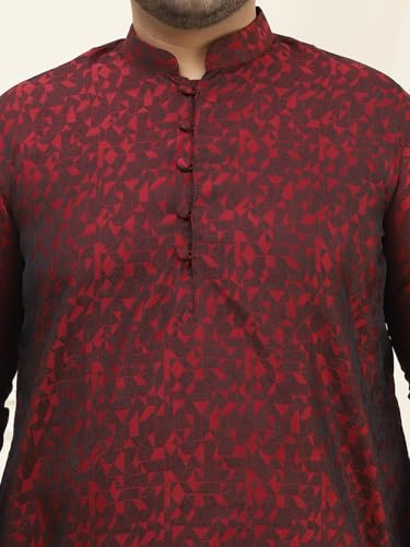 Image of SOJANYA Plus (Since 1958) Men's Cotton Blend Printed Only Long Kurta