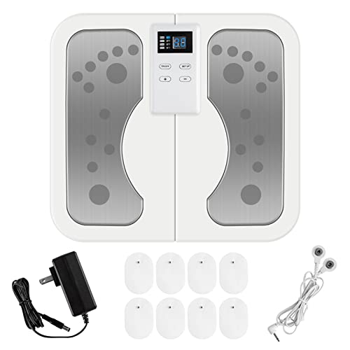 Electric Feet Massager Physiotherapeutic Device For Body Muscle Pain Relief And Neuropathy, Foot Legs Circulation Reflexology Machine For Ankles Knee And Calf #TOP24