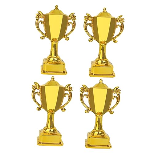 BESTOYARD 4 Pçs Brinquedos Mini Brinquedos Brinquedos Decoração De Decorações De Bolo Troféu De Beis