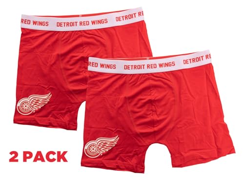 Calhoun NHL Surf & Skate Men's Soft Comfortable Underwear Boxer Briefs – 2 Pack2