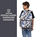 Transformers Optimus Prime Allover Backpack - Optimus, Prime, Megatron and Bumblebee School Bookbag (Grey)