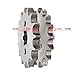 420 14T 17mm Chain Sprocket with Retainer Plate Motorcycle Front Sprocket Gear fits for 50cc 70cc 90cc 110cc 125cc 140cc 160cc Engine Pit Dirt Mini Bikes Go Kart Trail Quad ATVs 4 Wheeler Moped(1 set)