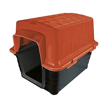 Furacão Pet Casinha Plástica N5.0 Vermelha Para Cães