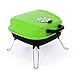 Produktbild Nexos Mini Koffer-Grill Holzkohlegrill für Garten Terrasse Camping Festival Picknick Party BBQ Barbecue ca. 34 x 36 cm Grillfläche grün
