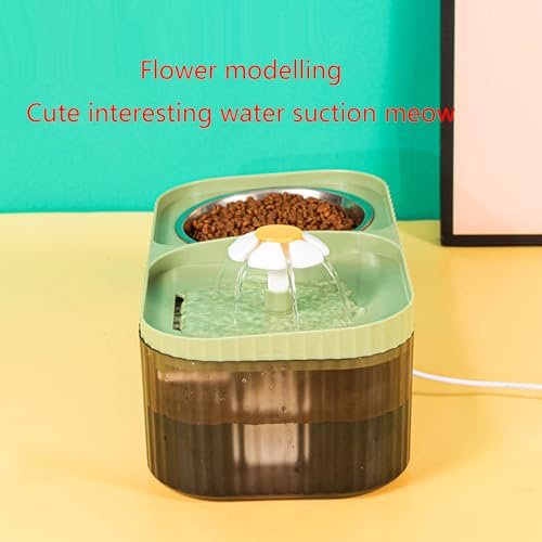 Fuente automática para agua y comida para gatos miniatura 6