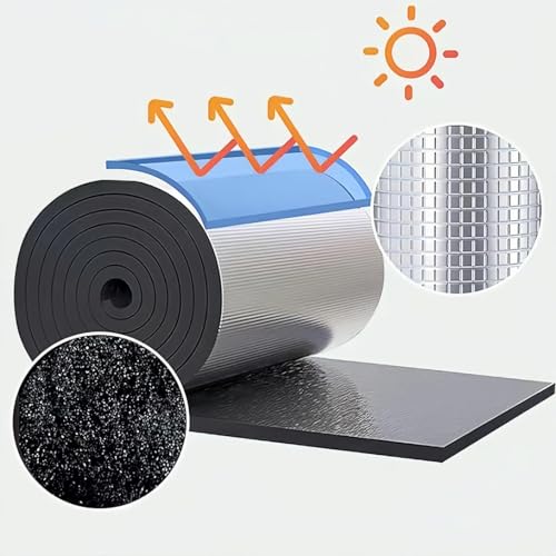 Protector solar aislante de espuma de 7m² para techos e invernaderos industriales 6