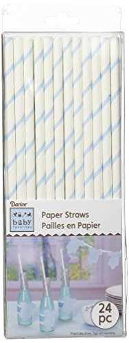 Darice 24 piezas pitillos de papel para bebé miniatura 1