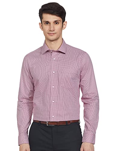 Image of blackberrys Men's Slim Fit Casual Shirt (BP-LG-DO-Alpine # RED 38)