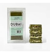 Matcha Cotton Candy Angel Hair Dubai Chocolate Bar, with Pistachio Cream Filling, 90g