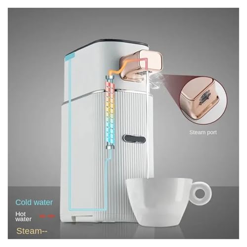 3s Instant Hot Water Dispenser do butelek mineralnych, Podgrzewacz pulpitu z kontrolą temperatury, Przenośna maszyna 220V do biurowych Podróże BabyDmowa herbata Kawa Kawa Quick Bezpieczna Oczyszczanie