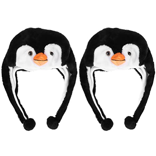 Abaodam 2 Unidades Chapéu De Pinguim Gorro De Pinguim Chapéu De Sapo Chapéu De Performance De Palco