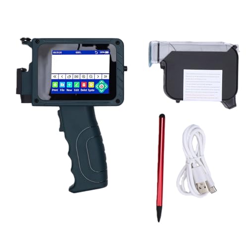 Image of 12.7mm Inkjet Printer with Touch Screen for Date Numbers in Plastic Bags, Intelligent CPU, Support for Multiple Input