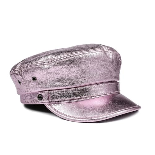 Béret à dessus plat à large bord pour femme style casquette de marin automne-hiver
