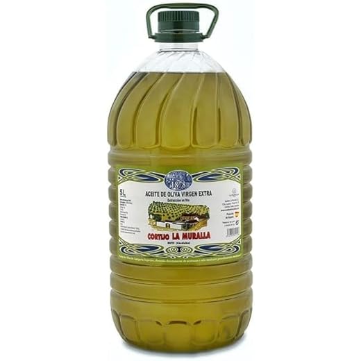 Aceite de Oliva Virgen Extra - Hojiblanca - Garrafa 5 Litros - Extracción en frío - Olivar tradicional - Parque Natural de la Subbética Rute, Córdoba, Andalucía - [PRODUCTO DE ESPAÑA]