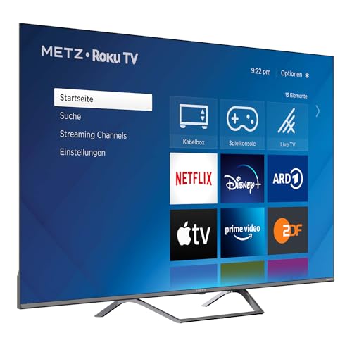 METZ Blue Roku TV, QLED 4K, Smart TV, 50 Zoll, 127cm, Triple Tuner, WLAN, LAN, HDMI, USB, 50MQE7011 – Bild 7
