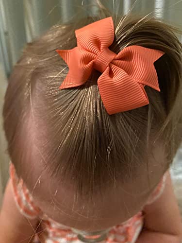 Céllot CELLOT-XY-24 Baby Hair Clips 50Pcs Tiny 2 Inch Baby Hair Bows Fully Covered Barrettes Clips For Baby Girls Infants And Toddlers,25 Colors In Pairs thumb #8