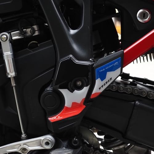 Resin Bike Aufkleber Motorrad Kompatibel Mit Honda CRF1100L Africa Twin 1100 2024-2025. Grip Motorrad-Fersenschützer vor Stößen und Kratzern. Klebstoff Harz Aufkleber Set - Stickers Made in Italy