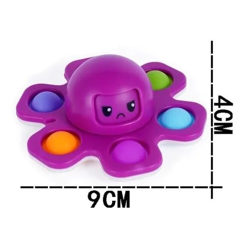 Spinner Pop-it Fidget Toy Polvo Humor Autismo Anti-stress - SimplesVida (Modelos Aleatórios)