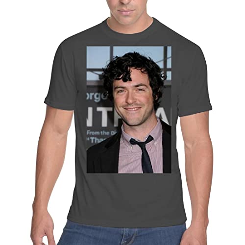 Middle of the Road Brendan Hines - Men's Soft & Comfortable T-Shirt PDI #PIDP80523, Black, Large