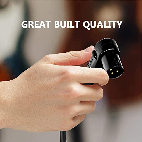 Image of Balanced XLR Cable Right Angle Male to Right Angle Female - 1.5 Feet Black - Pro 3-Pin 90 Degree Microphone Connector for Audio Interface or Mixer for Live Performance & Recording