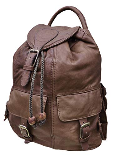 Tag Safari Leather Safari Backpack Warthog Kilimanjaro