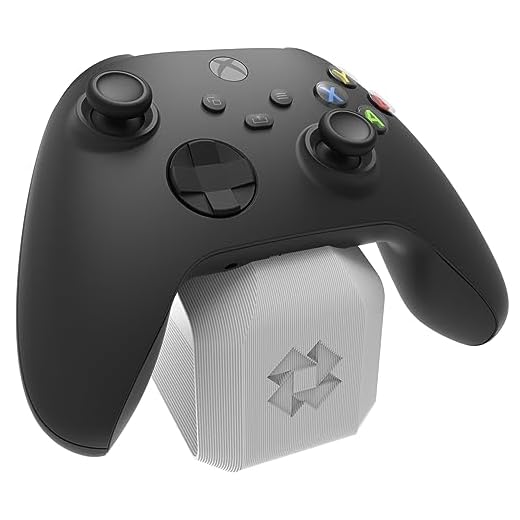 Suporte de Mesa Compatível com Controle Ps5 DualSense ou Xbox One (Branco)