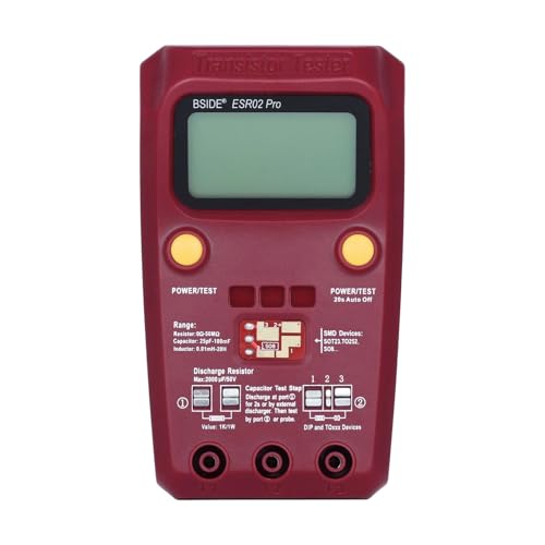 Testeur portable de transistor et condensateur LCD pour labo et terrain