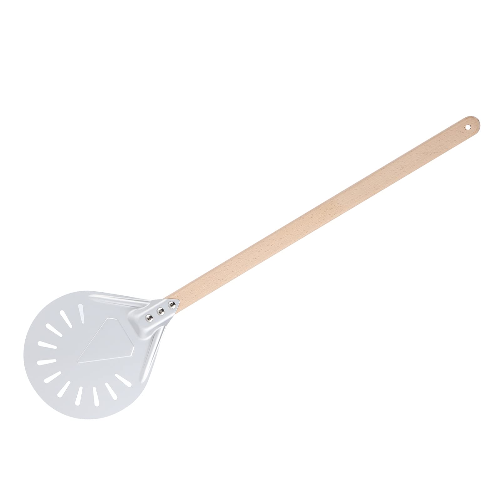 Fdit Pala para Pizza con de Madera Desmontable de 60 Cm y Hoja de