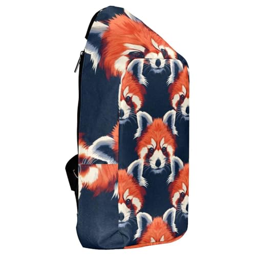Sac à dos panda rouge multicolore idéal pour vos balades en ville