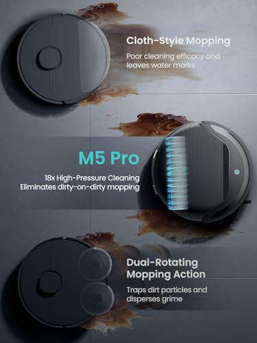 Image of Lefant M5 Pro Robot Vacuum and Mop, 18000Pa Suction, LiDAR Navigation, 120-Day Self-Emptying, Auto Mop Washing & Drying, PSD 2.0 Obstacle Avoidance, Supports 2.4G /5G WiFi