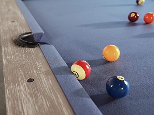 Nixon Billiards - Huck Slate Billiard Pool Table (Grey White Oak, 8 Ft) #TOP4