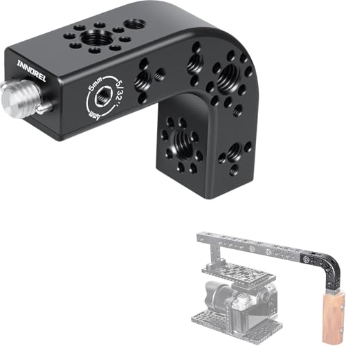 INNOREL CB2L ARRI �|�W�V���j���O�g�b�v�n���h���G�N�X�e���V�������j�o�[�T��CNC���@�\�`�[�Y�n���h�� 90°���p�t�B�N�X�`���n���h�� 3/8�C���`�l�W�Œ� �J�������r�b�g�P�[�W�r�f�I�@�� �W���o���X�^�r���C�U�[