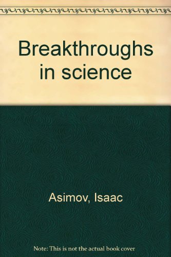 Breakthroughs in science B0007FK1L6 Book Cover