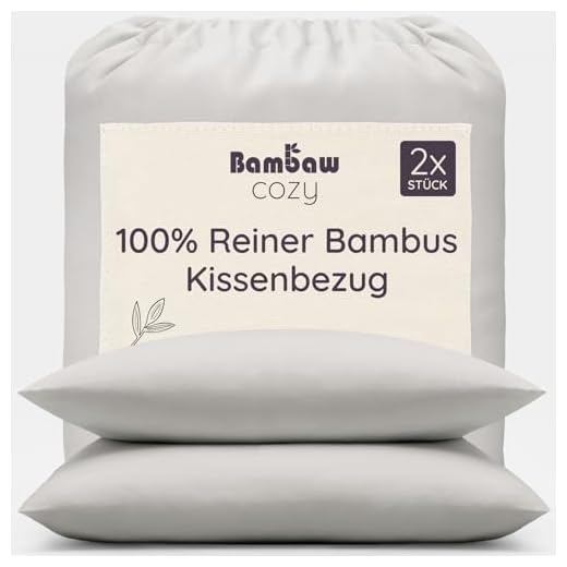 slummer Bettwäsche 135x200 2teilig Anthrazit - Bettwäsche Grau 1 Bettbezug 135x200 cm + 1 Kissenbezug 80X80 cm, ÖKO-TEX Bettwäsche-Sets Baumwolle mit YKK – Reißverschluss 6 2 Kissenbezüge Grau | Kopfkissenbezug 40x80 cm | Bambus Bettwäsche | Besser Schlafen | Kissenbezug Sommer und Winter | Kühl Kissenbezug | Allergiker Kissenbezug | Bettwäsche Einfarbig | Bambaw