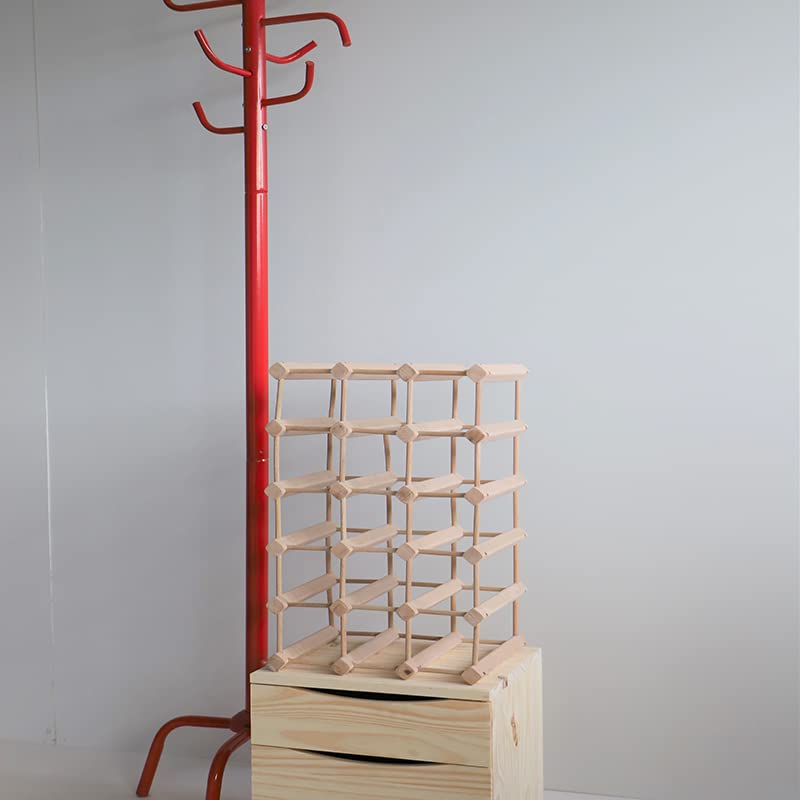 Soporte para Botellas de Madera Multicolor 55.5X27.5X34 cm miniatura 5