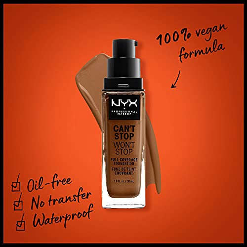 CAN’T Stop WON’T Stop full coverage foundation #warm mahogany - vue 4