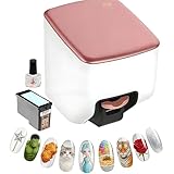 【Rapide et efficace】 : Sublimez vos ongles en seulement 10 secondes. Choisissez simplement un motif, et notre imprimante s'occupe du reste. Dites adieu aux rendez-vous en salon, aux longues attentes et aux bavures. Obtenez une manucure parfaite et raffinée plus rapidement qu'avec un vernis traditionnel