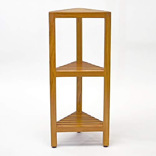 Asta Zini 3-Tier Free Standing Corner Shelf, Bathroom Corner Stand, Fully Assembled, Tb-134 #TOP5