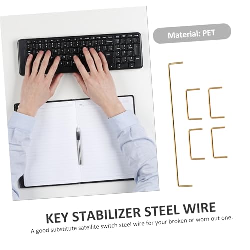 Set de alambre de acero personalizado para PCB, compatible con teclados, ejes satélite chapados y teclas Shift, precisión artesanal para rendimiento miniatura 3