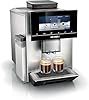 SIEMENS Kaffeevollautomat EQ900, großes farbiges TFT-Display, 36 Heiß- und Kaltgetränke, Cold Brew, super leise, Keramikmahlwerk, Doppeltassenfunktion, Steuerung per App, Edelstahl, TQ905D03