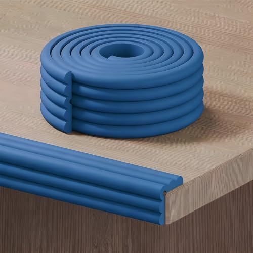 Corner protector NBR en W bleu amortisseur de chocs pour angles de table