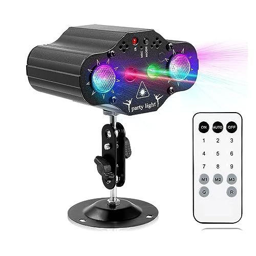 Luz de escenario para DJ Escenario al aire libre Fiesta disco Luz DJ Proyector Lámpara Rojo Verde...