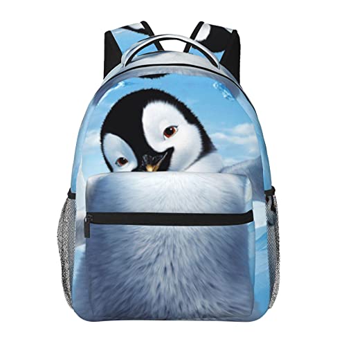 Sac à dos pingouin Noir confortable pour les navetteurs et voyageurs en déplacement