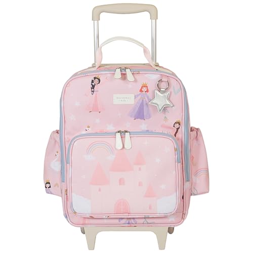 Mochila de Rodinhas Kids Princesas Rosa - Masterbag