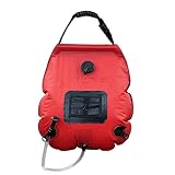 Con máx. Con una capacidad de 20 litros, puedes tomar una ducha refrescante durante 10 minutos después de actividades al aire libre como surf, natación y aventuras.