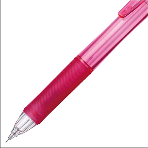 Kit Pentel Color Pen Set (Estojo + Lapiseira + Grafite + Borracha + Caneta) PENCASE-AN1, Rosa