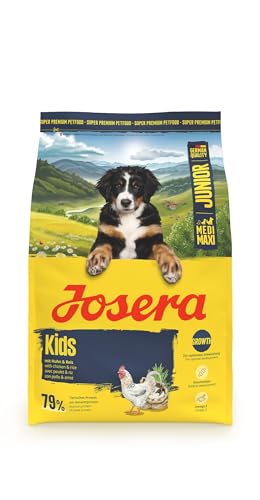JOSERA Junior Kids Huhn & Reis (1 x 3 kg) | Premium Trockenfutter für wachsende größere Hunde | zur Aufzucht & optimalen Versorgung größerer Welpen ab der 6. Lebenswoche | glutenfrei | 1er Pack JOSERA Junior Kids Huhn & Reis (1 x 3 kg) | Premium Trockenfutter für wachsende größere Hunde | zur Aufzucht & optimalen Versorgung größerer Welpen ab der 6. Lebenswoche | glutenfrei | 1er Pack