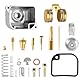 Motorrad Vergaser Reparatursatz für BVF-Vergaser 16N1-11, Kompatibel mit Simson S50 S51 S53 S70 SR50 SR80 KR51 Schwalbe S70 Komplettes Dichtungs- und Düsenset